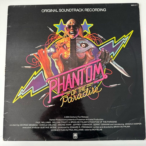 Phantom Of The Paradise Original Soundtrack Recording vinyl like new, rock
