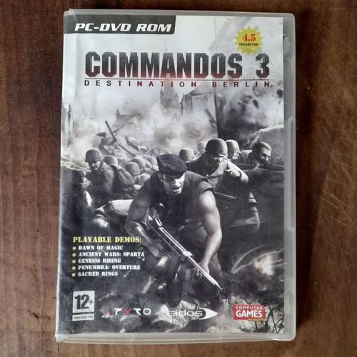 Commandos 3: Destination Berlin PC game used in good working condition