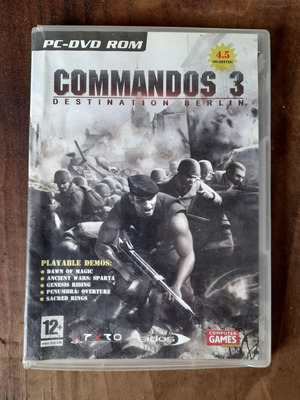 Commandos 3: Destination Berlin PC game used in good working condition