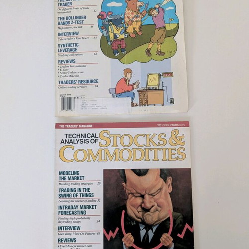 The Traders Magazine used, 13 issues 2005-2006, technical analysis