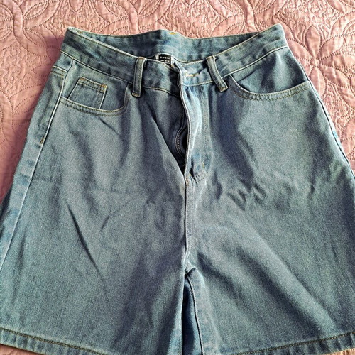 Shein denim shorts, size L, blue