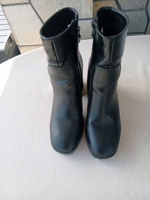 About you ankle boots like new, black, size 37