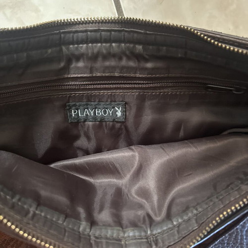 Playboy Vintage Monogram Crossbody Bag used, brown
