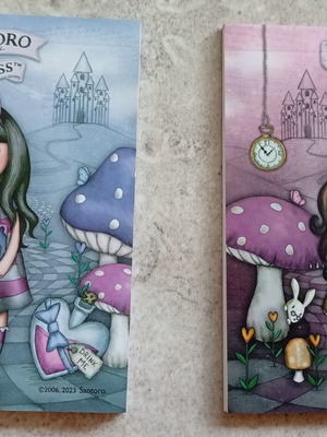 Santoro Gorjuss Secrets of Wonderland notebook set of 2 new
