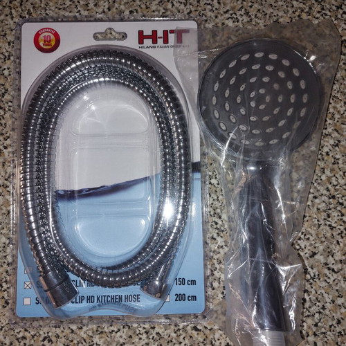 Shower phone and spiral hose 1.50m new