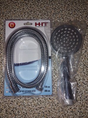 Shower phone and spiral hose 1.50m new