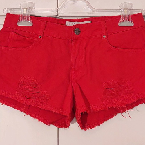 Zara red shorts like new, size 34 (XS)