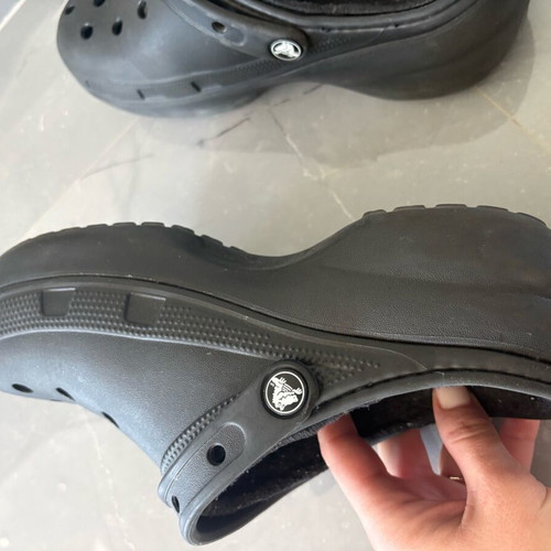 Crocs σαμπό 38-39 μαύρα μεταχειρισμένα