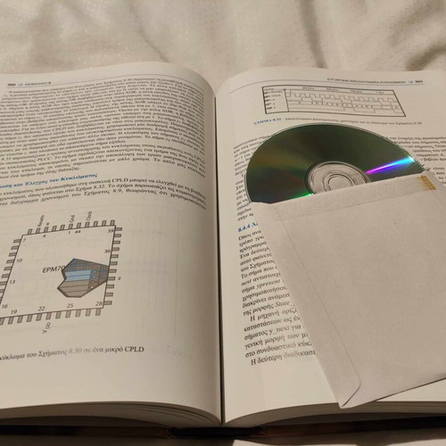 Book Design of Digital Systems with VHDL language like new, hardcover with CD