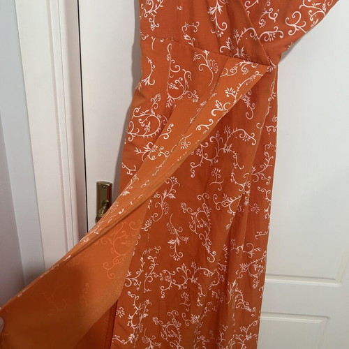 Trendyol dress like new, coral color, size L