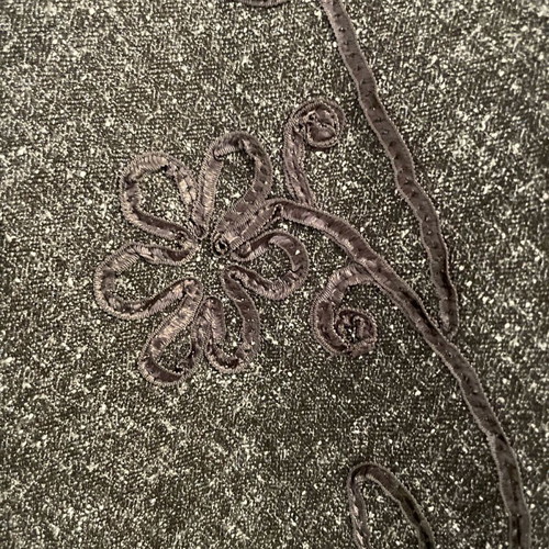 KLASS Collection vintage boucle flared midi skirt used, floral pattern