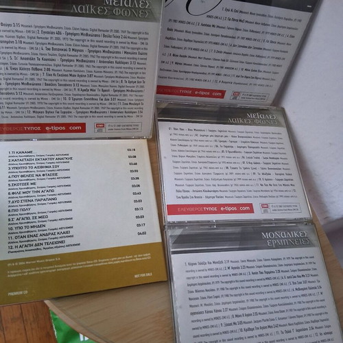 Laiko CDs like new, pack of 5 various artists