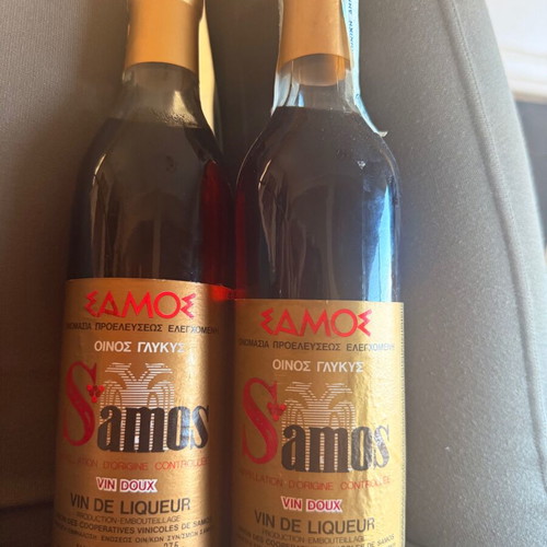 Two Samos Sweet Wines High Quality Aged 1961-66, sealed