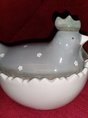 Easter bowl hen new, ceramic