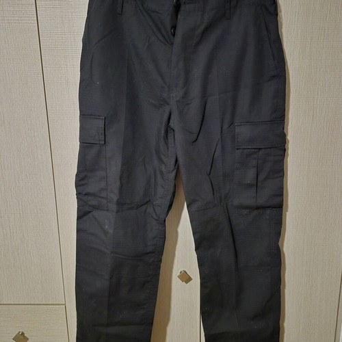 Survivors Cargo Rip Stop Pants like new, black, waist 48 cm