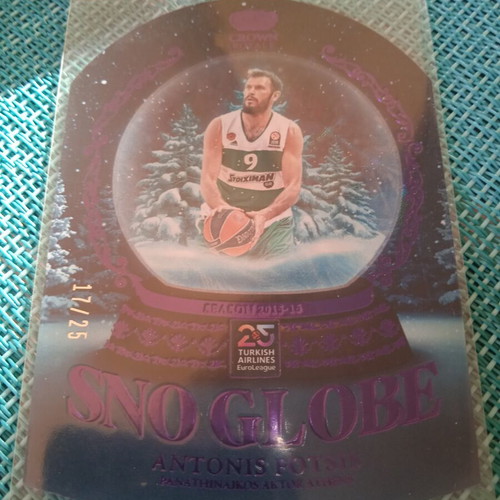 Antonis Fotsis Panini Crown Royale Sno Globe 25th Anniversary /25
