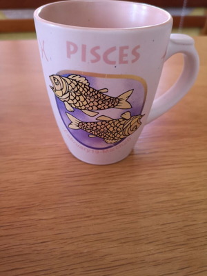 Cup zodiac sign Pisces like new