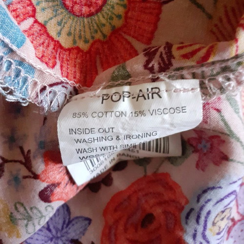 POP-AIR summer T-shirt size M like new, multicolored