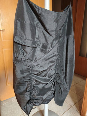 Maxi skirt Modissimo like new, black, size 52