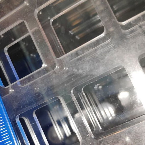 Plexiglass tabletop stand two-tier with 144 organizing slots like new