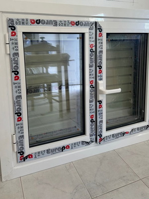Europa Energy-Efficient Aluminum Window with Screen and Reclining Mechanism New