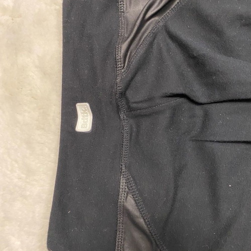 Bodytalk leggings S with leather effect used, black