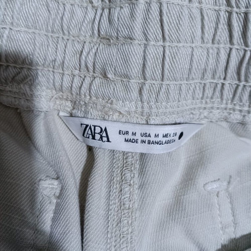 Zara women's jogger pants like new, beige, size M