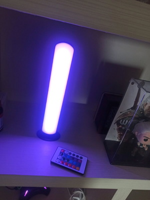 Rgb lamp like new with remote control