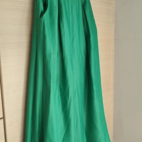 Lynne Emerald Green Satin High-Waisted Skirt new size M/38/10