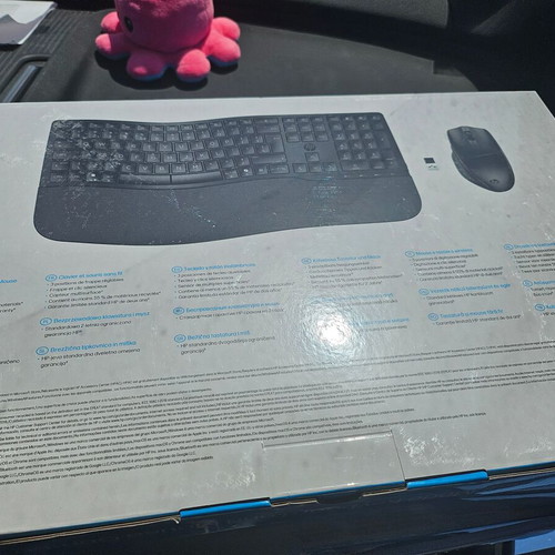HP 680 Comfort ασύρματο πληκτρολόγιο και ποντίκι καινούργιο, μαύρο