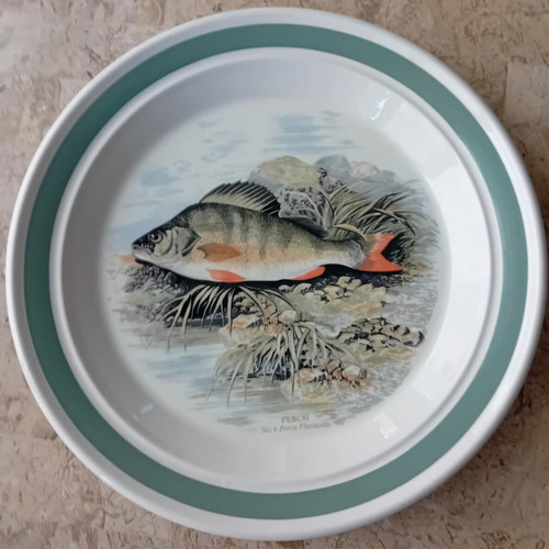Συλλεκτικά πιάτα Portmeirion The Compleat Angler σετ 3 τεμαχίων καινούργια