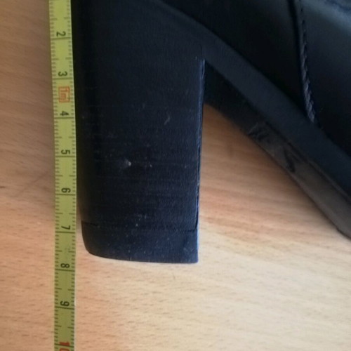 Alpe leather boots used, black, size 37