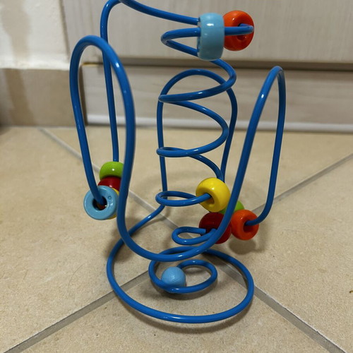 Hape bead maze toy like new for 6+ months