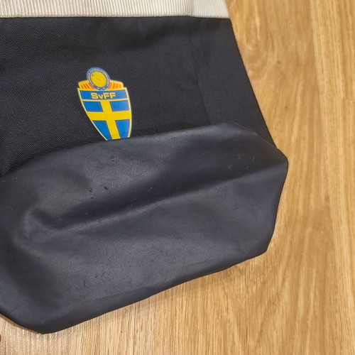 Adidas Sweden SvFF Football Boot Bag used, navy blue and yellow