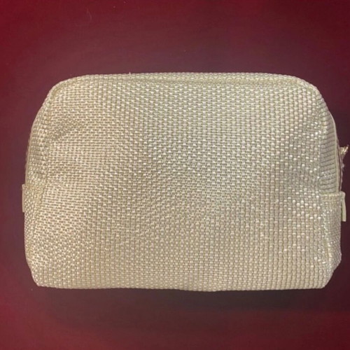 Michael Kors gold fabric handbag new, hand-held