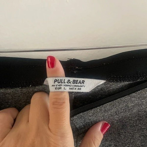 Leggings size S, pack of 4, athletic, grey and green