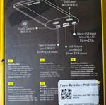 Power Bank 10000mAh USB fast charging sealed