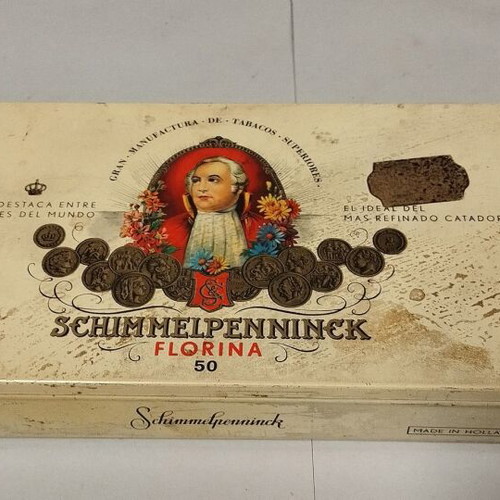 Vintage Schimmelpenninck Florina cigar box used