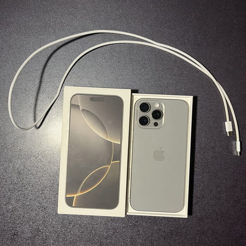 iPhone 16 Pro Max 512GB Titanium like new, 100% battery