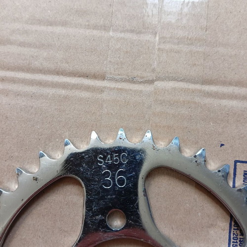 Shark rear sprocket 36 teeth used for Honda Astrea Grand, Supra, GLX, C50