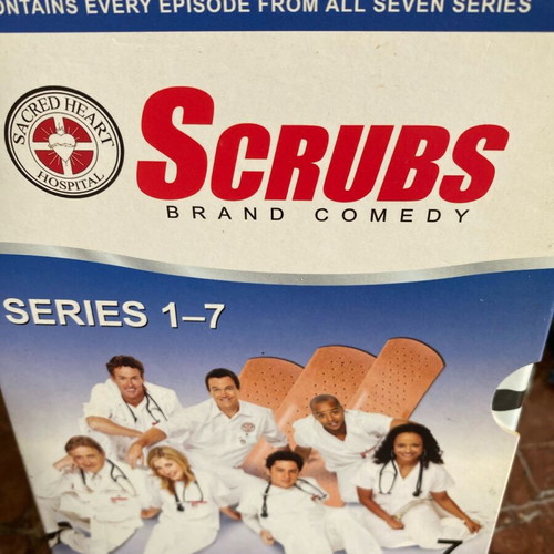 Scrubs comedy series 1-7 used without Greek subtitles