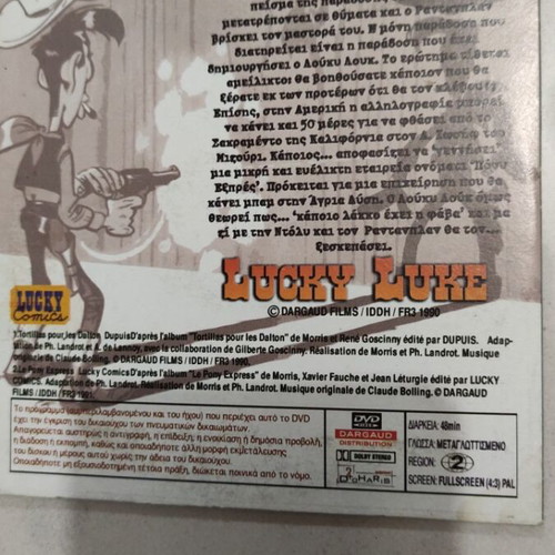 Lucky Luke DVD used, dubbed, Fried for the Daltons and Pony Express