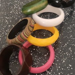 Bracelets used in various colors