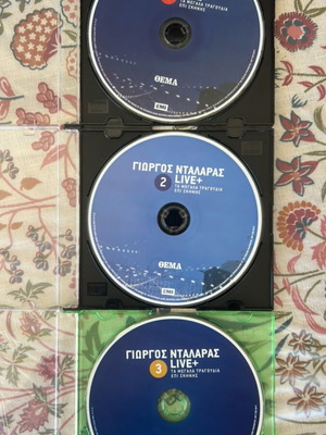 Giorgos Dalaras Live+ 3 CD pack new