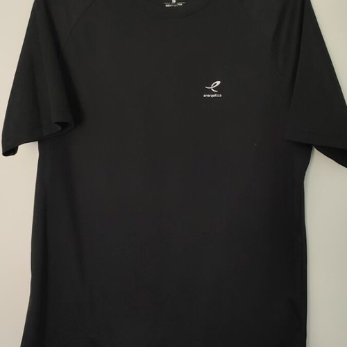 Energetics men's sports shirt small used, black
