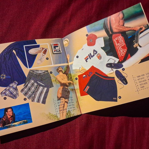 Fila 1997 small brochure like new, 31 pages