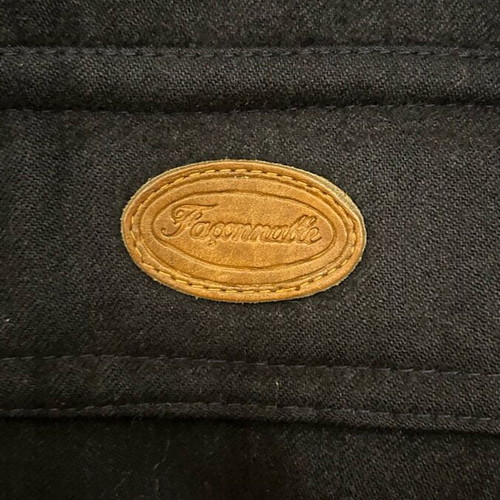 Façonnable Driving Jacket like new, wool with leather details, blue, size M