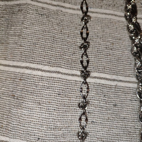 Stainless Steel Bracelets Set of 3 Like New, Silver Color