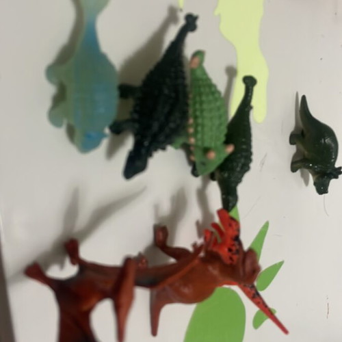Small dinosaur figures for collection
