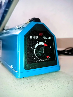 Impulse sealer for plastic packaging, new